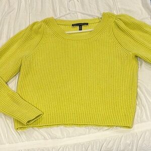 WHBM Bright Yellow Women's Sweater
